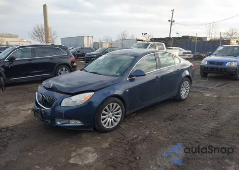 2011 Buick Regal Cxl Russelsheim из США, поврежденный, VIN W04GN5EC3B1088081